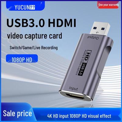 4K USB 3.0 HDMI Видеозахватная карта для PS5, DSLR, Стриминга игр, Запись 1080p60