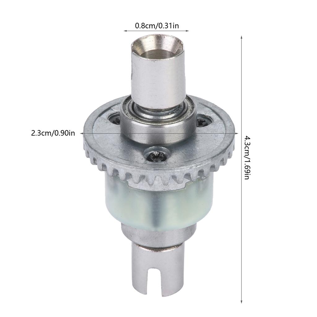 Модернизированные детали для радиоуправляемого грузовика, сплавной дифференциал в сборе для модели автомобиля 93009304 1/18