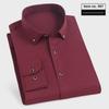 New Men's Long Sleeve Button-Down Shirt: Business Solid Color Korean Slim Fit Professional Casual Wear
