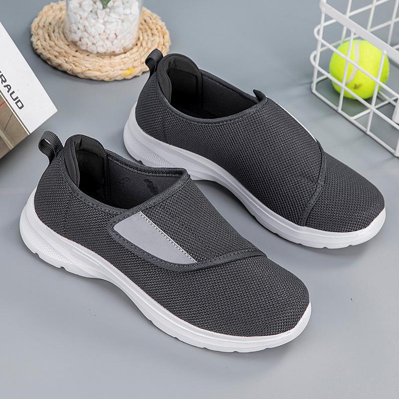Men's & Women's Wide Velcro Walking Shoes for Seniors - Soft-Soled, Large Size Autumn Sports Shoes