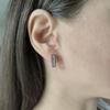 Silver Earrings with Cubic Zirkonia (2184201)