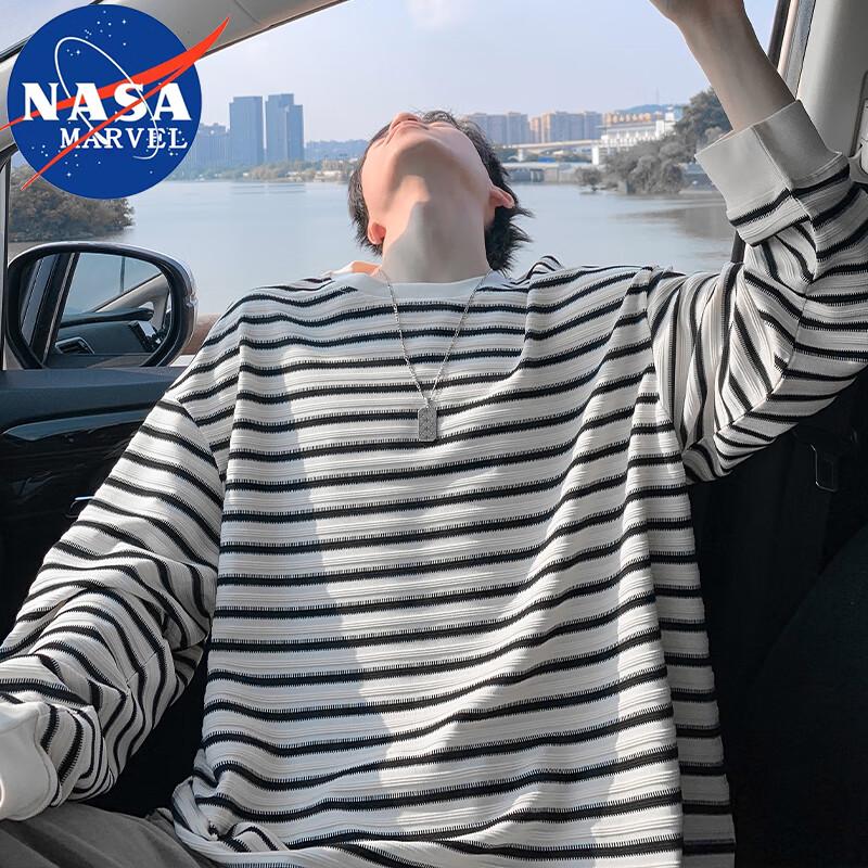 NASA MARVEL Полосатая футболка с длинным рукавом