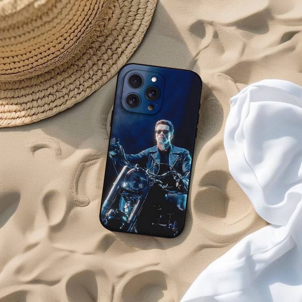 Чехол для телефона Арнольд Шварценеггер Терминатор Для iPhone 17 16 15 14 13 12 11 PRO MAX PLUS Mini ТПУ Мягкий Приятный для кожи Чехол