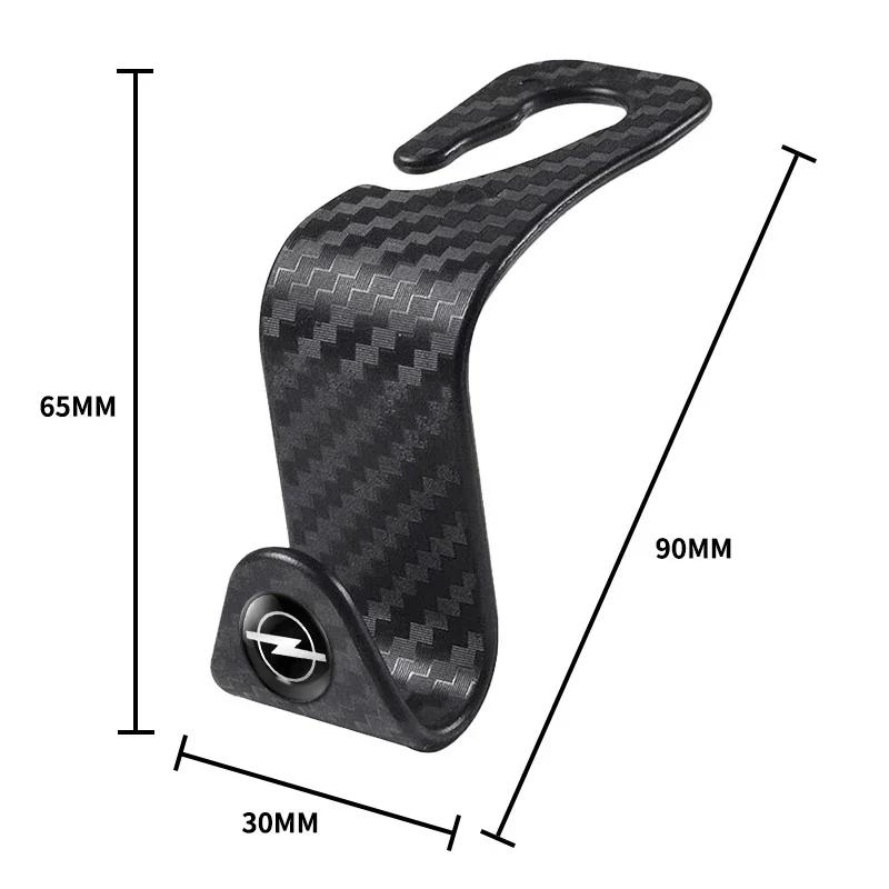 BBHT4 1/2/4pcs Car Seat Headrest Hooks Storage Hanger For Opel Astra H G J Insignia Mokka Zafira Corsa Vectra C D Antara Combo