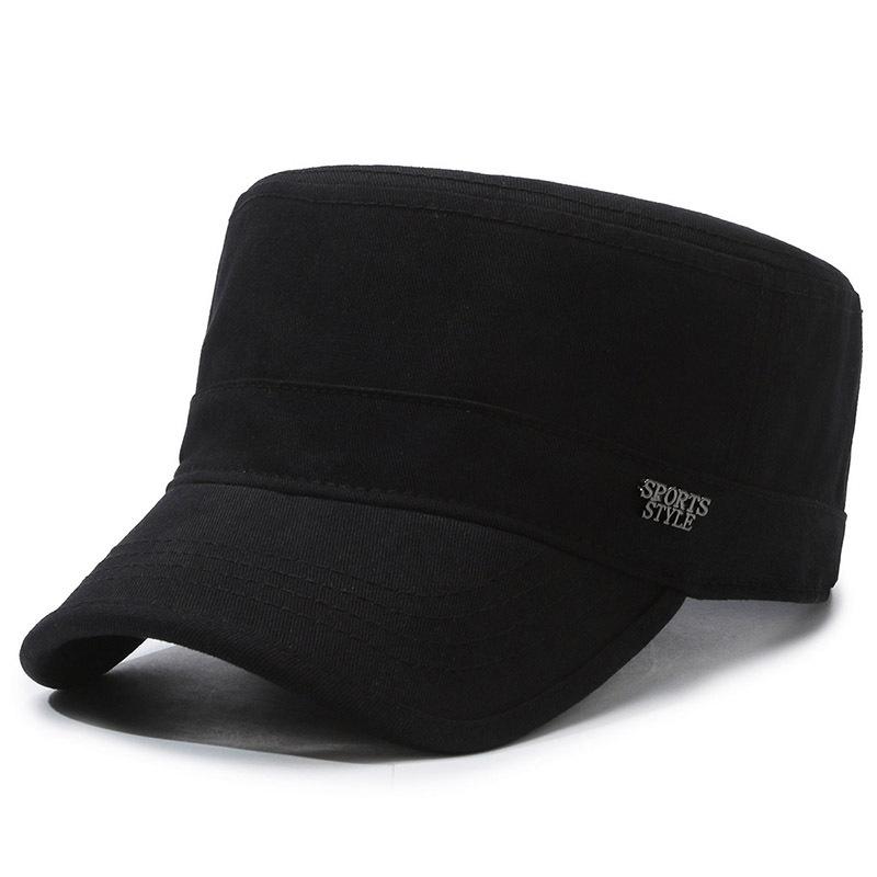 Мужская шляпа весна и осень новая кепка с плоским верхом стильная и простая повседневная кепка для занятий спортом на открытом воздухе кепка для мужчин