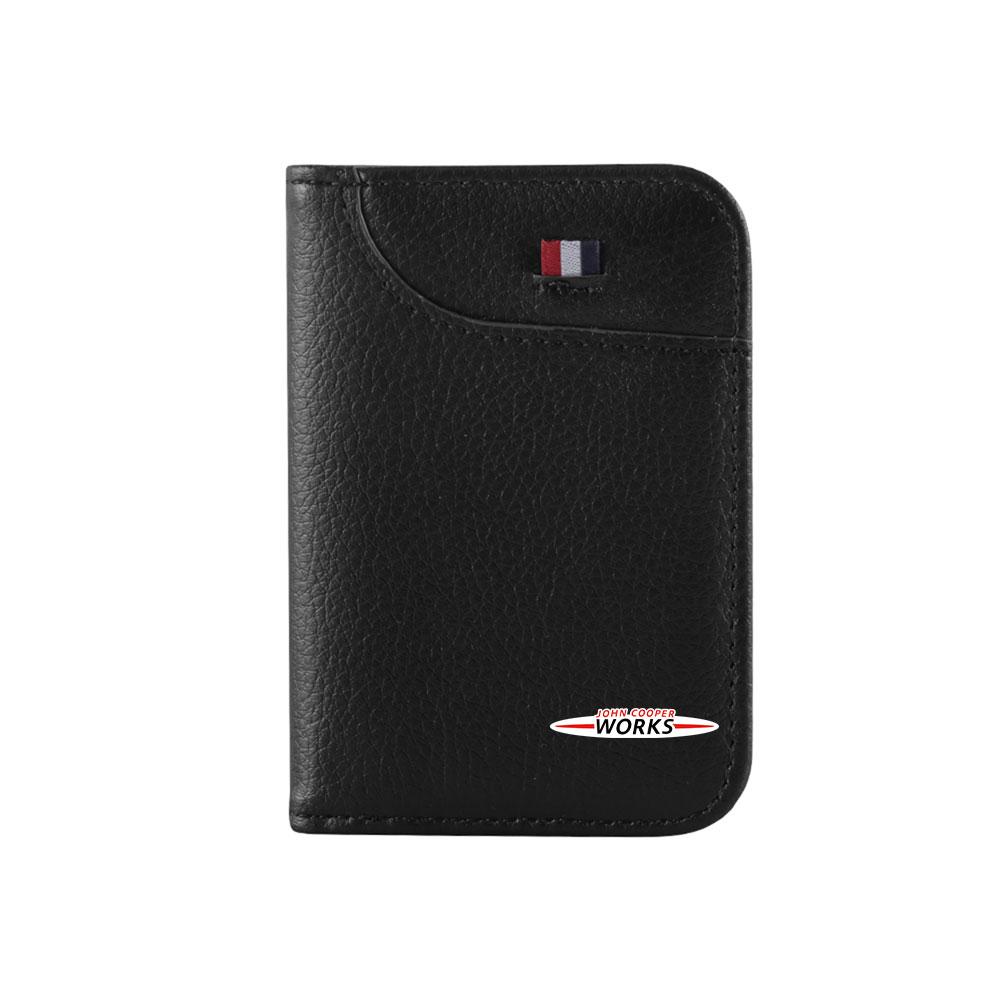 Car Logo Credit Card Driver License Organizer Storage Bag Wallet Decor For MINI Cooper JCW WORKS R55 R56 F55 F56 R57 R58 R59 R60 mjewr55