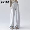 Women's Fashion Casual Solid Color Print High Waist Pants & Capris
