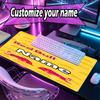 Custom Name Personalized Red Bull Racing Pattern Mousepad, Laptop PC Desk Mat, Decorative Desk Mat for Home Keyboard Pad Gift