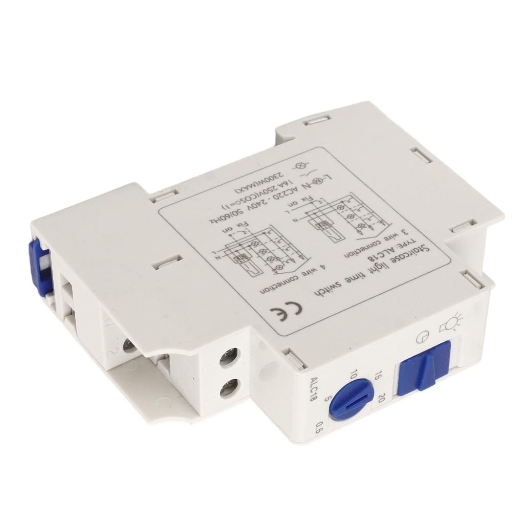 Timer Switch Circuit Breaker 0.5‑20min Timing Controller 220‑240V AC for Light Appliances