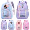 Anime One Piece Backpack Canvas Bagpack Daily Bookbag for Teenager Student Children Girl Waterproof Schoolbag Women Leisure Travel Bag Rucksack