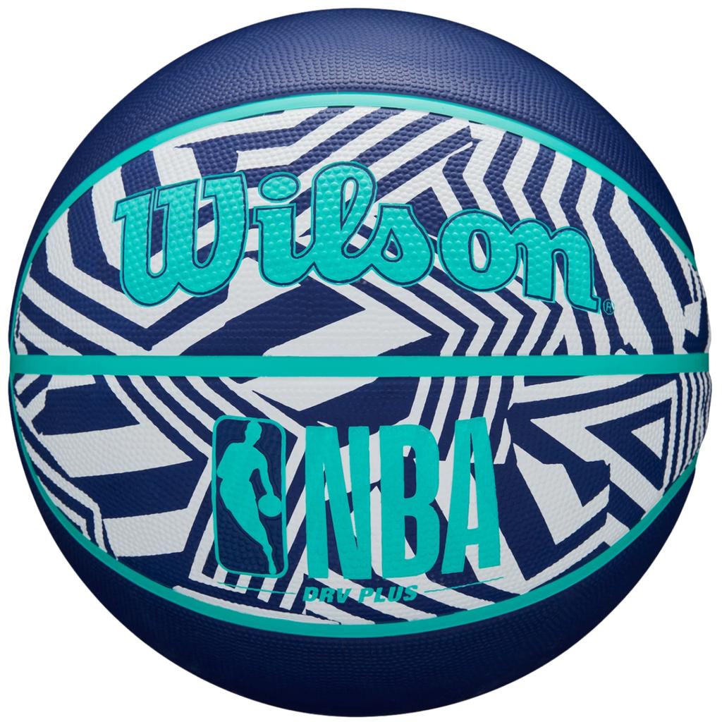 Wilson Мяч NBA DRV Plus Dazzle Camo, баскетбольный мяч унисекс темно-синего цвета