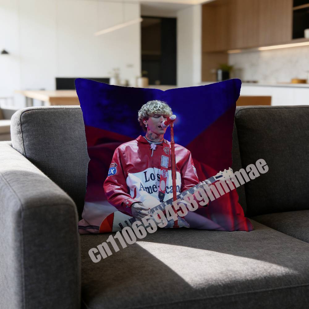 For M-Mgk Lost Americana Throw Pillow Case Sham 45X45Cm 40X40Cm Square Car Pillowcase Pad Cushion Cover