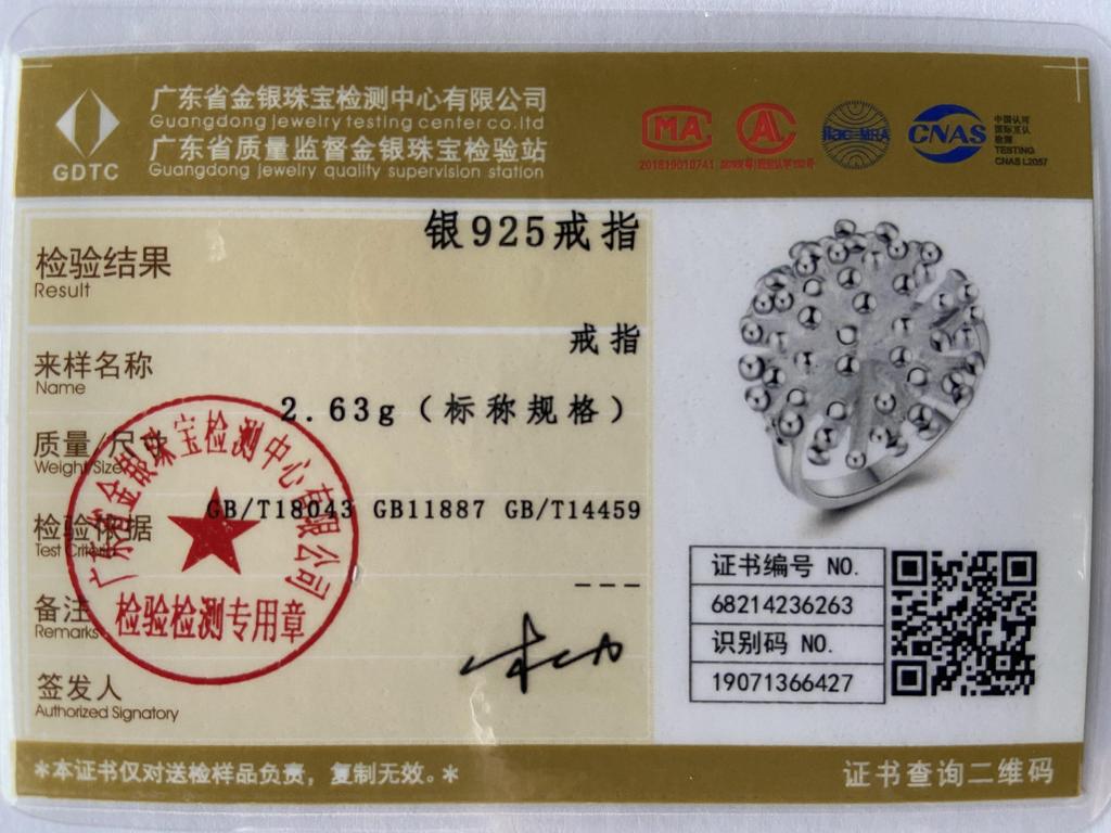 Ювелирные изделия в виде кольца из стерлингового серебра 925 пробы с фейерверком