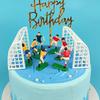 Football Game Kids Toy Celebration Goal Gate Pastry Art Birthday Cupcake Topper