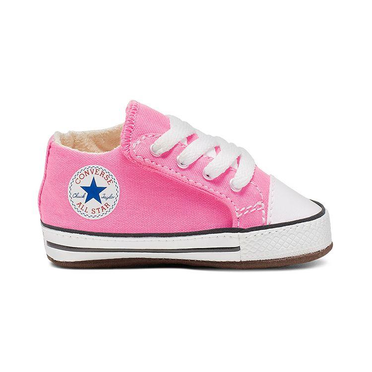 Converse Кеды Chuck Taylor All Star для малышей, удобные повседневные низкие кеды, розовые 865160C