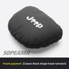 Car Suede Headrest Pillow For Jeep Compass Gladiator Patriot Commander Wrangler JK JL Grand Cherokee Renegade Seat Waist Cushion ALQ1
