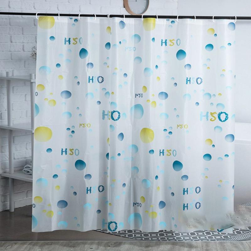 Бытовая занавеска для ванной комнаты Водонепроницаемая и устойчивая к плесени Перегородка для ванной комнаты Подвесная занавеска Не нужно сверлить отверстия