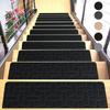 Модная 76x20 см Коврик для лестницы Нескользящий Безопасность Ступенька Ковер Коврик Мягкая Полоска Самоклеящийся Защитная Крышка Накладки Домашний Декор