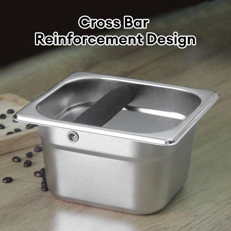 Контейнер для отходов эспрессо Coffee Knock Box для бариста, противоскользящий контейнер для отходов эспрессо, контейнер для отходов от кофемолки, ведро для кофейной гущи