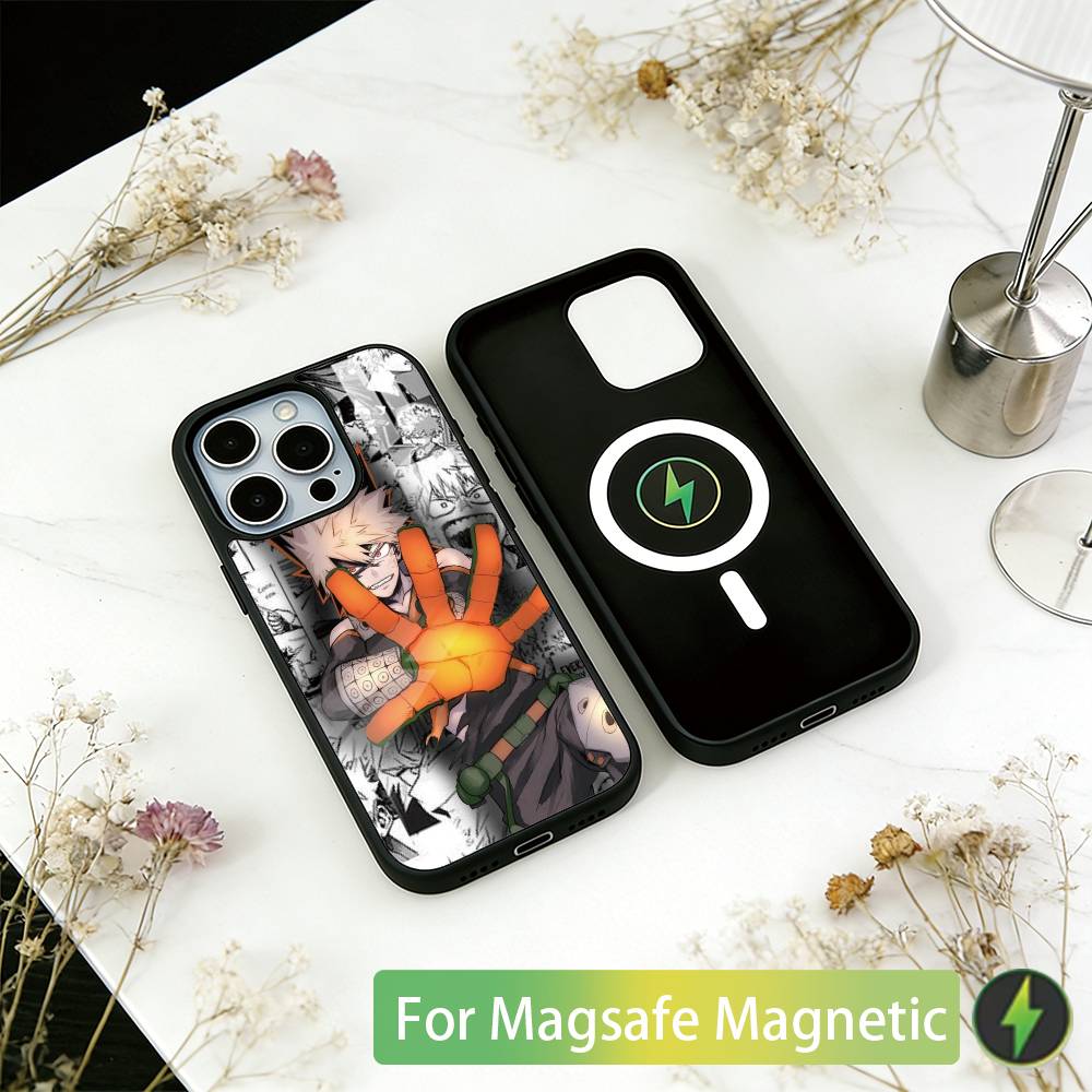 My Hero Academia Katsuki Bakugo  Phone Case For iPhone17,16,15,14,13,12,11 Plus,Pro Magnetic For Magsafe Wireless Charging