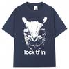 Funny Lock Tf In Cat Meme Graphic TShirt Unisex Unisex Fashion Vintage Popular T Shirt Oversized Cotton Casual T Shirts Streetwear
