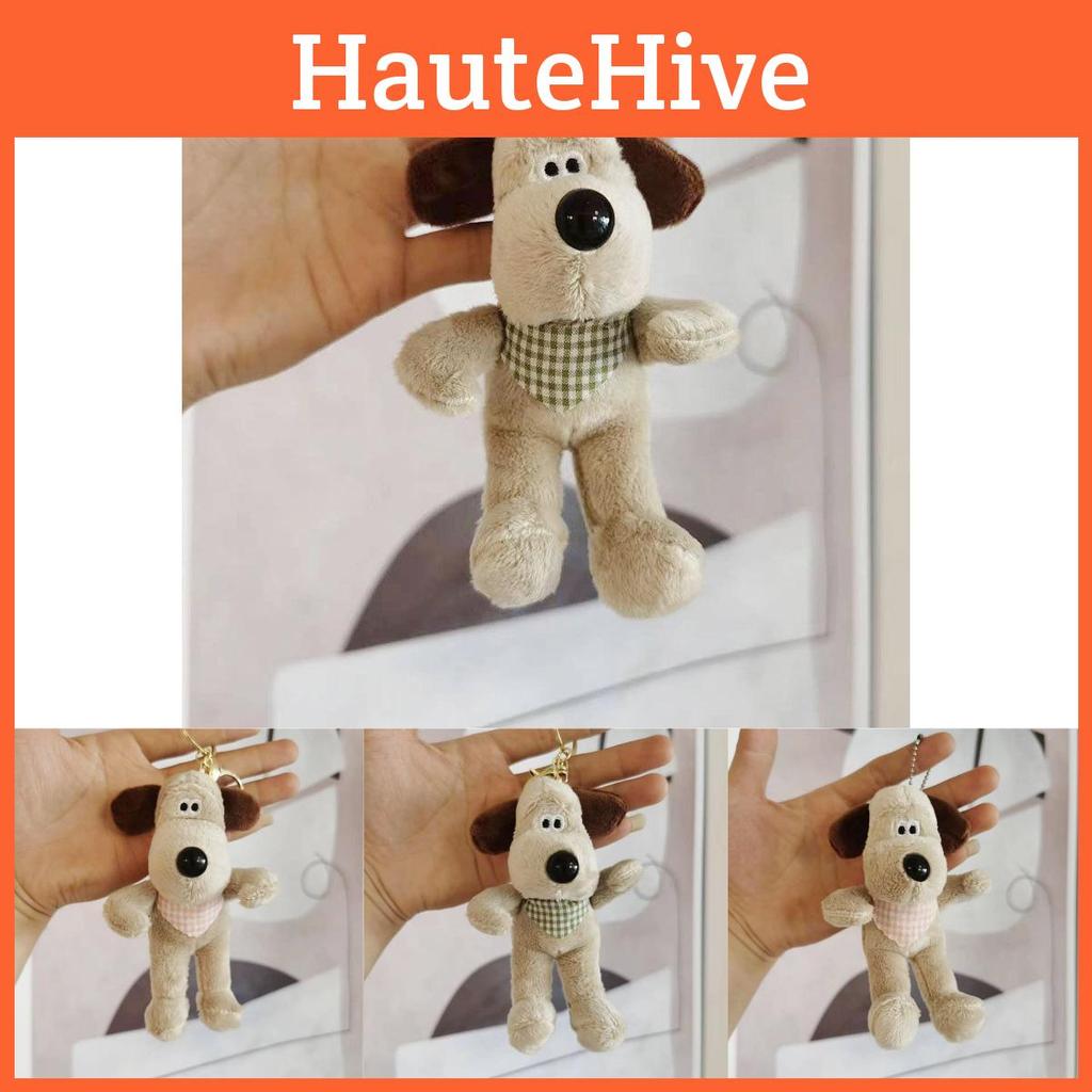 Очаровательный плюшевый брелок для ключей в виде собаки, мягкая набивная игрушка, подвеска для сумки, милый подарок, 14 см
