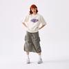 New MLB New York Yankees Basic Collection SS25 Casual Long Skirt Women's Flower Gray brown 3FSKB0553-50BRM