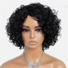 Synthetic Short Ombre Blonde Wigs for Women Stylish Curly Hairstyle Old Ladies Wig Daily Casual Party Cosplay Halloween Costume