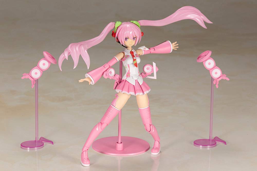 Frame Arms Girl Frame Music Girl Сакура Мику, высота около 150 мм, пластиковая модель-конструктор, не в масштабе.