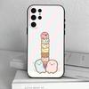 Чехол для телефона S-Sumikko Anime G-Gurashi-I для Samsung S25, S24, S21, S22, S23, S30, Ultra, S20, Plus, Другие Мягкий Черный Чехол