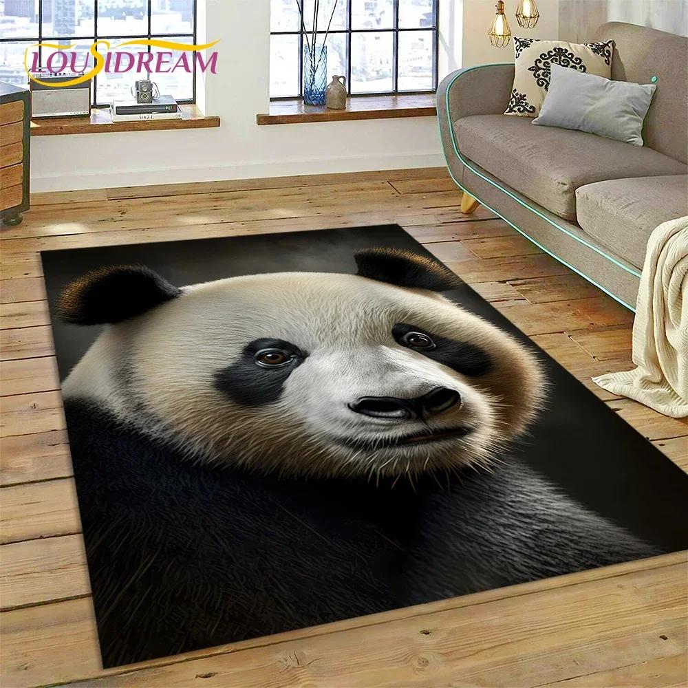 Мультфильм милый панда мечта животное 3D ковер ковер для спальни гостиная домашний диван украшение,детская игра большой декор напольный коврик