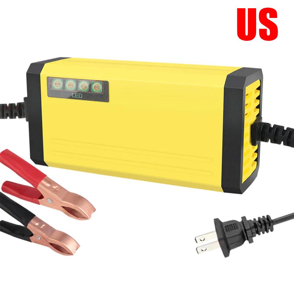 Автомобильное Мотоциклетное Зарядное Устройство 12v 2a Светодиодный Дисплей Зарядное Устройство Импульсное Восстановление Источник Питания Подходит Для Автомобиля Мотоцикла C6b9