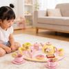 Деревянный Чайный Набор Время Принцессы Игрушки Ролевая Игра Игрушечный Чайник Чашки Поднос Кухня Еда