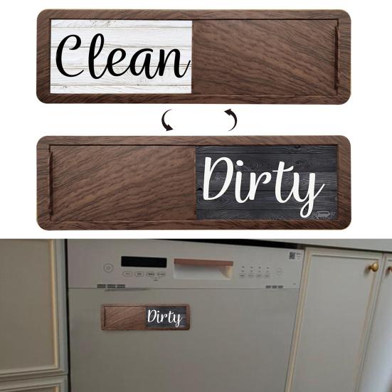 Магнит Чистый Грязный Знак Легко Указывает Статус Посудомоечная Машина Магнит