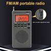 Наружное аварийное радио AM FM Портативное радио Будильник Таймер сна Цифровое радио Отличный прием Работает от батарей для выживания