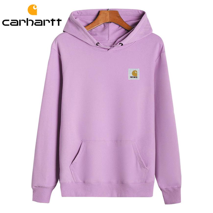 carhartt 2025 New Spring and Autumn Plus-size Thin Style Cloth Sticker Logo Cotton Hooded Couple Hoodie