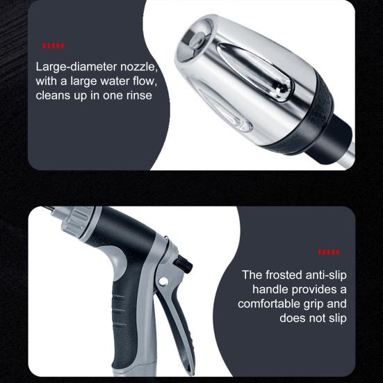 Мойка высокого давления с эргономичной ручкой, 3 режима, регулируемый портативный многоцелевой очиститель, инструмент для мойки автомобилей