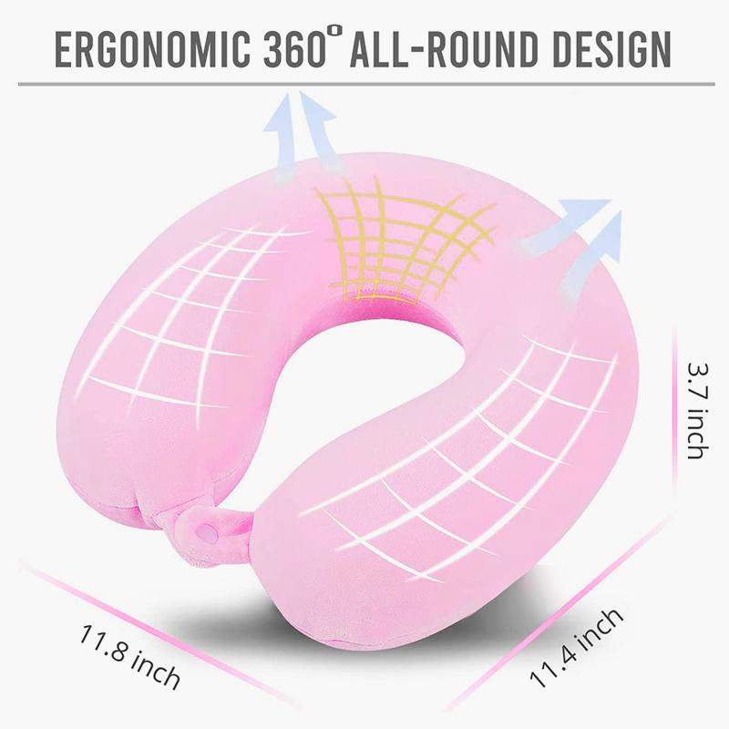 Пена с эффектом памяти U-образные подушки для шеи, подушка для путешествий, шейная подушка, мягкий бархат, защита для шеи, подушка для сна в самолете, постельные принадлежности для здравоохранения