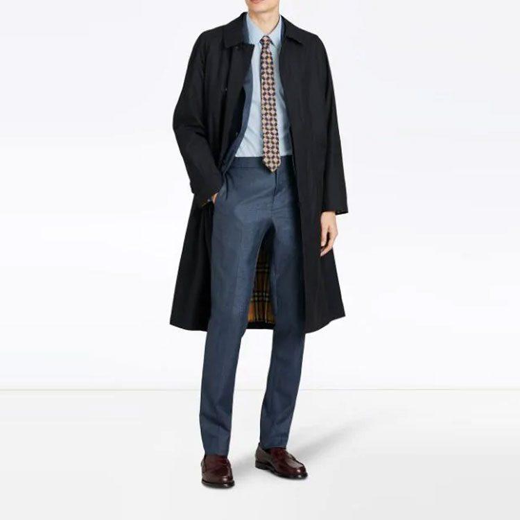 Burberry Рубашки Мужские Синие Лацкан Умеренный Другое 80113701