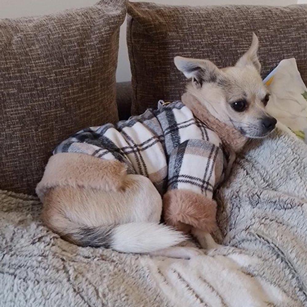 Одежда для собак Зимний жилет для маленьких собак, щенков, кошек, одежда толстая, теплая, осенне-зимний стиль