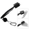 Club Cleaning Brush Convenient Sturdy Structure Golf Accessories Golf Pole Putter Double Sided