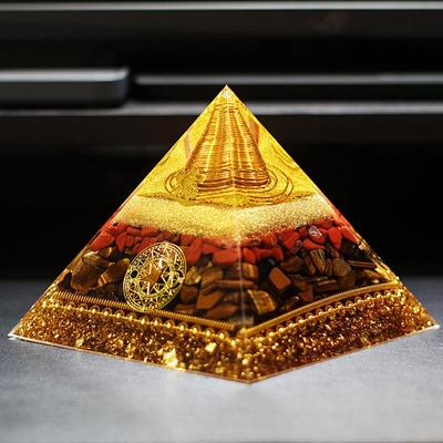 Стеклянный шар, гравий, пирамида, смоляные украшения - Популярный декор для дома и рабочего стола