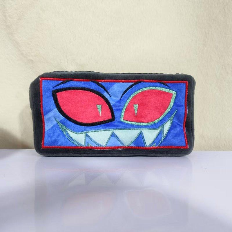 In Stock Hazbin El Vox Plush Doll Bag Pencil Case Coin Purse Cute Anime Peripherals Toy Birthday Christmas Gift