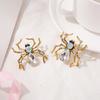 Spider Zinc Zinc Alloy Stud Earrings Party Jewelry Korean Style Dangle Earrings Women Halloween Earrings