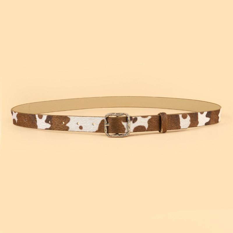 Новое поступление Модный Нишевый Дизайн Металлическая Пряжка-Шлёвка Ремень Модный Повседневный Декоративный Квадратная Пряжка Женский Кожаный Ремень