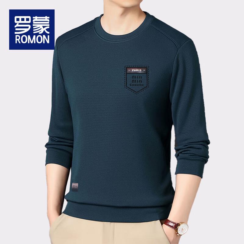 Luomeng Men's Fleece-Lined Warm Knit Pullover