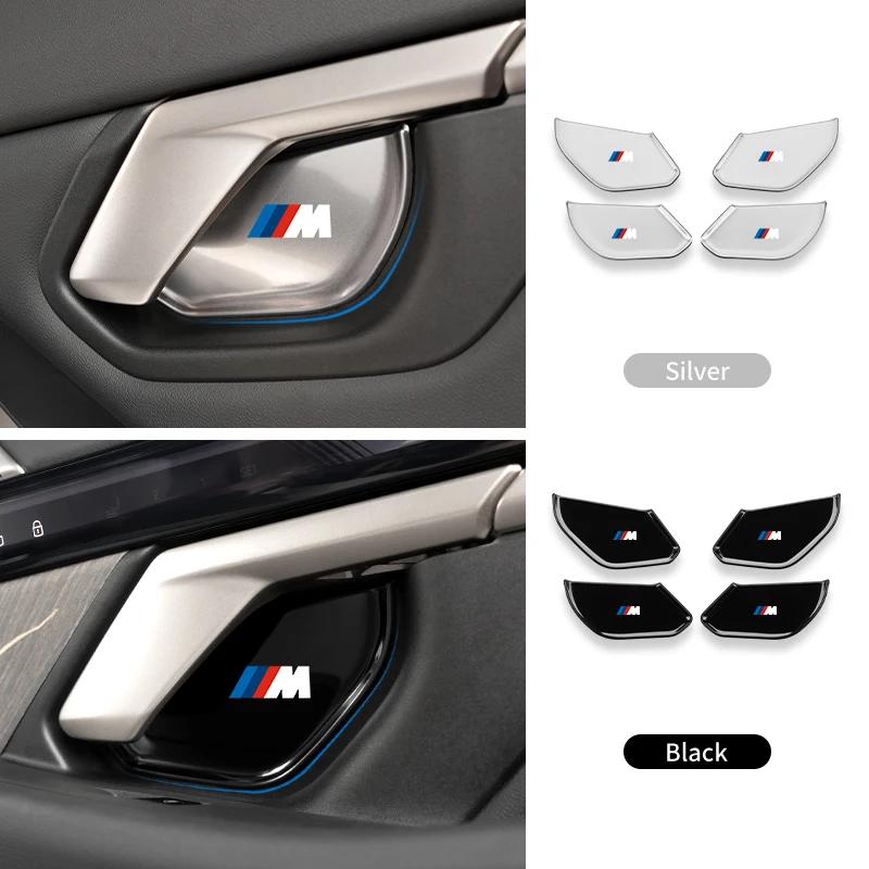 BAAK1 Новый 2025 Для BMW 5 серии G60 2024 Декоративная пластина на внутреннюю ручку двери автомобиля Наклейка для защиты ручки двери Аксессуары для автомобиля