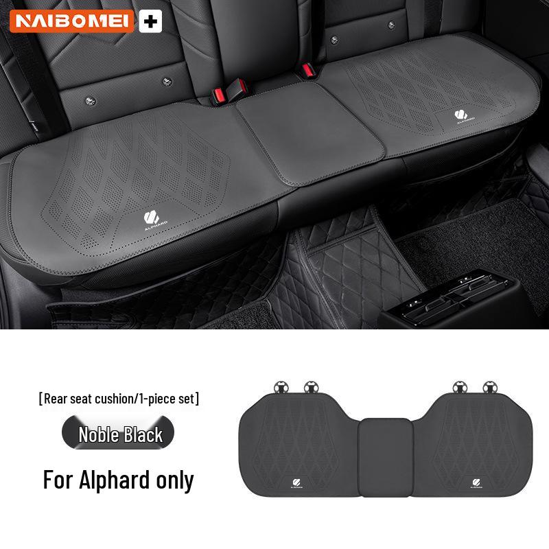 Комплект перфорированных кожаных чехлов на сиденья Toyota Alphard (передние и задние) - 3 шт.
