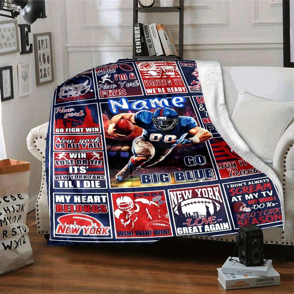 Home Football New York Fans Theme Blanket Fashion Home Blankets Used For Home Gift Giving Friends And Relatives Birthday Gifts Graduation Gifts
