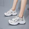 Thick-soled White Shoes Versatile Mesh Trendy Small Student Soft-soled Casual Board Shoes Women